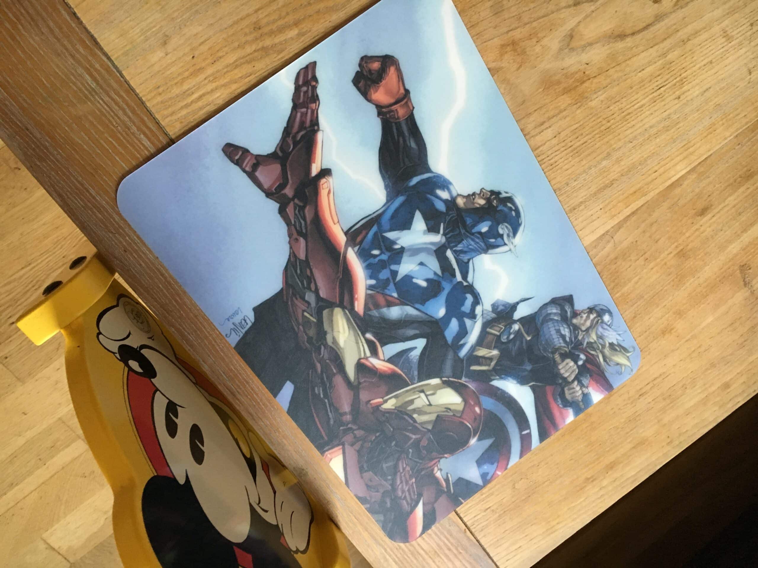 set de table avengers webprint