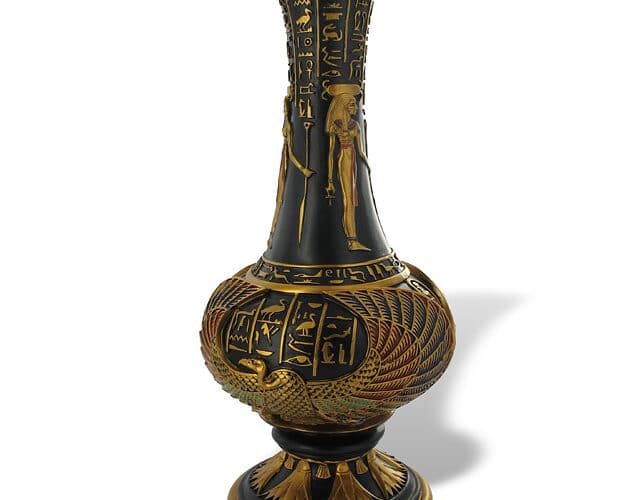 vase egyptien isis