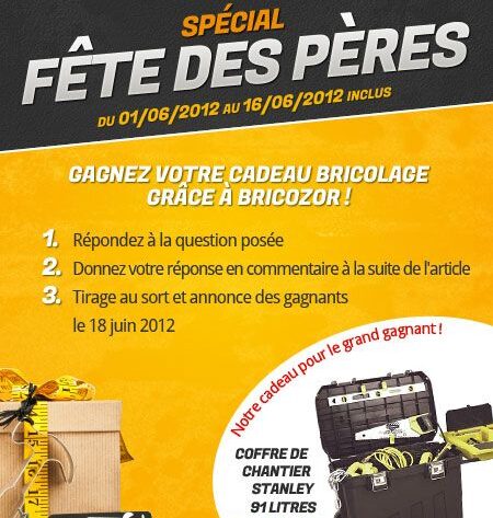 jeu concours Bricozor