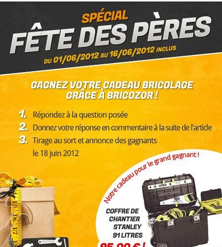 jeu concours Bricozor