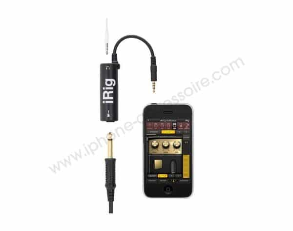 interface guitare basse amplitube irig pour iphone ipod touch et ipad