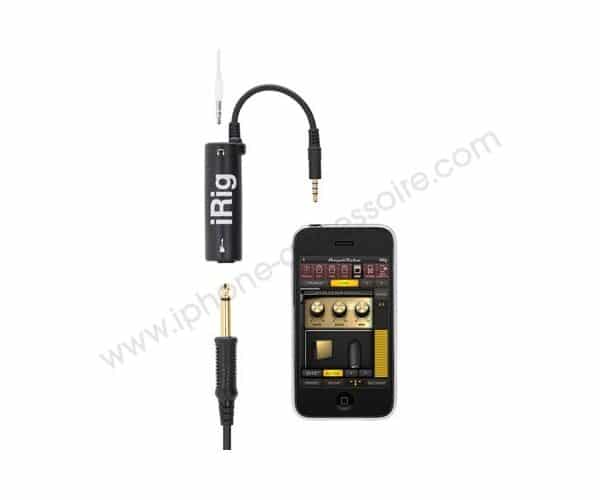 interface guitare basse amplitube irig pour iphone ipod touch et ipad