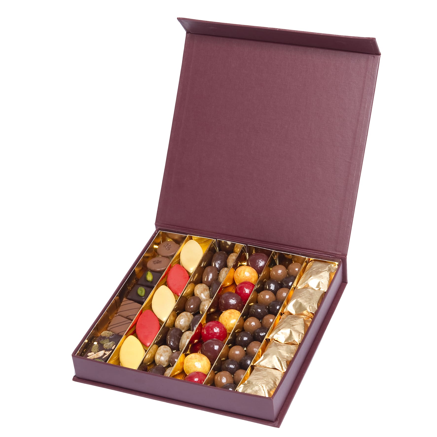 Cadeau chocolats de Noël - Boutique chocolats de noel D'lys couleurs