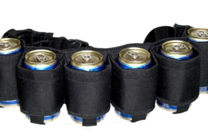 ceinture de bière, 6 canettes